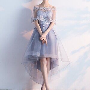 Banquet evening dress off shoulder party dress for women